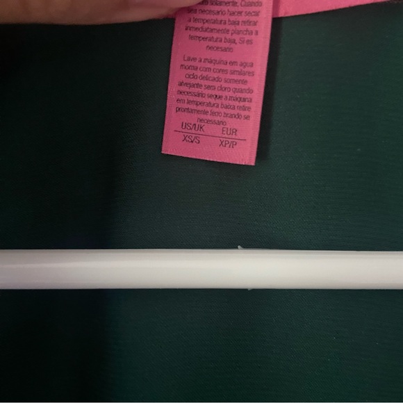 Betsey Johnson Intimates XS Luxury Floral Dark Green Kimono Robe Pockets - Picture 11 of 12